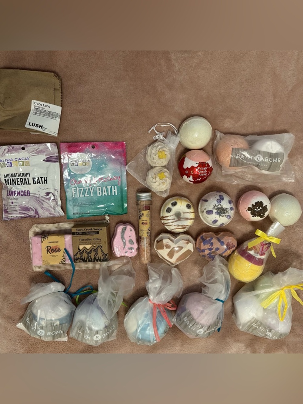 HUGE BRAND NEW Bath Bomb Bundle: Basin, Bath and Body Works, Lush, BasinXDisney